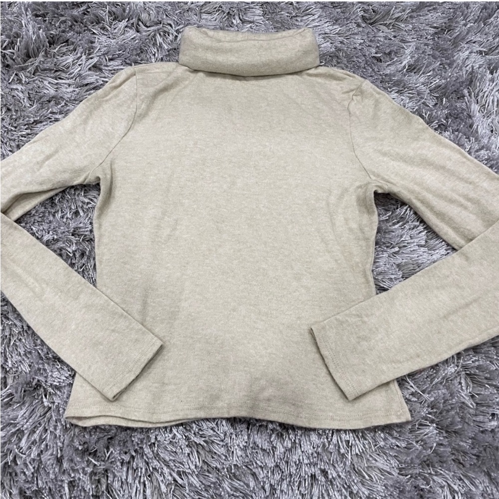 Windsor Cream Turtleneck Long Sleeve Sweater